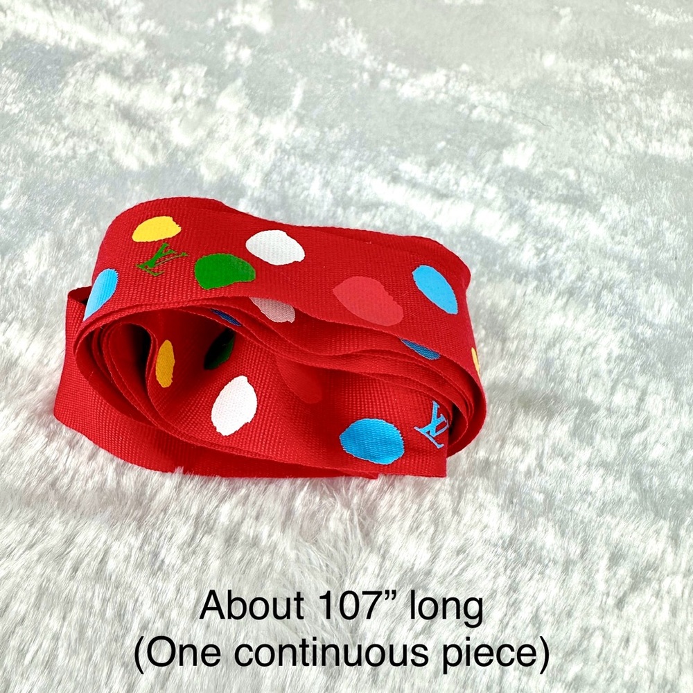 Louis Vuitton X Yayoi Kusama 2023 Red Ribbon large piece - Picture 2 of 2